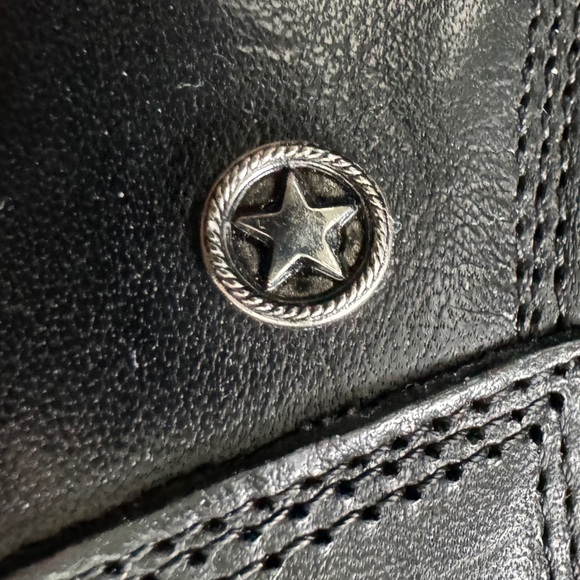 NEW Italian Leather Moto Boot Black Size 36 *fits like a size 5 - Picture 5 of 5